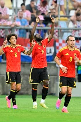 Croatia vs Belgium - friendly match RIJEKA, CROATIA - JUNE 02 : Lukaku Romelu forward of Belgium celebrates after scoring during a friendly match between Croatia and Belgium ahead of the FIFA World Cup, WM, Weltmeisterschaft, Fussball 2026 on June 02, 2026 in Rijeka, Croatia, 02 06 2026 Rijeka Croatia  Copyright: xJanxDexMeuleneirx
