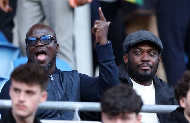 Michael Essien in the stands Wales v Ghana, International Friendly, Länderspiel, Nationalmannschaft Football, Cardiff City Stadium, Cardiff, Wales, UK - 02 Jun 2026Cardiff Cardiff City Stadium United Kingdom EDITORIAL USE ONLY No use with unauthorised audio, video, data, fixture lists, club league logos or live services. Online in-match use limited to 120 images, no video emulation. No use in betting, games or single club league player publications.  Copyright: xKieranxMcManus Shutterstockx 16906575j