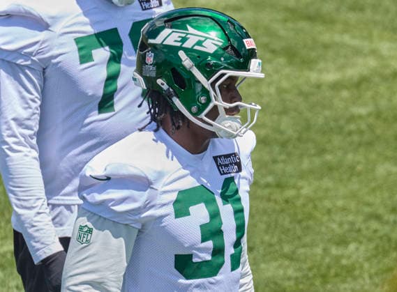 NFL, American Football Herren, USA 2026: New York Jets OTA June 02 New York Jets quarterback David Bailey (31) during organized team activities at the Atlantic Health Jets Training Center, Florham Park, New Jersey on Tuesday June 2, 2026. Duncan Williams CSM (Credit Image: Duncan Williams Cal Media) Florham Park New Jersey United States EDITORIAL USE ONLY Copyright: xx ZUMA-20260602_zma_c04_023.jpg DuncanxWilliamsx csmphotothree492677