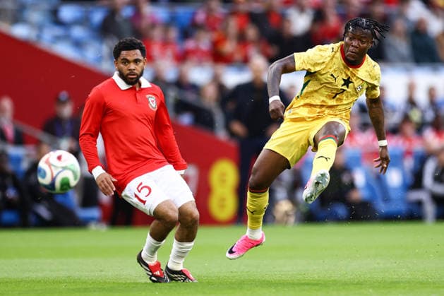 Wales v Ghana 02 June 2026, Cardiff - International Friendly, Länderspiel, Nationalmannschaft - Wales v Ghana - Fatawu Issahaku of Ghana - Photo: Jacques Feeney Offside. Cardiff UK Copyright: xJacquesxFeeneyx xOffsidexOffside