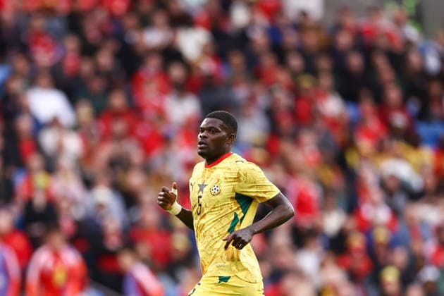 Wales v Ghana 02 June 2026, Cardiff - International Friendly, Länderspiel, Nationalmannschaft - Wales v Ghana - Thomas Partey of Ghana - Photo: Jacques Feeney Offside. Cardiff UK Copyright: xJacquesxFeeneyx xOffsidexOffside