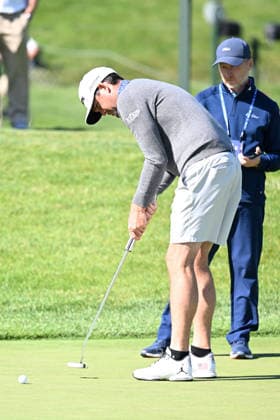 PGA, Golf Herren 2026: The Memorial Tournament Practice Rounds JUN 2 June 2, 2026: Keegan Bradley (USA) putts on the putting green during practice rounds at the Memorial Tournament in Dublin, Ohio. Brent Clark Cal Media (Credit Image: Â Brent Clark Cal Sport Media) Dublin Oh USA EDITORIAL USE ONLY Copyright: xx ZUMA-20260602_zma_c04_083.jpg BrentxClarkx csmphotothree492733