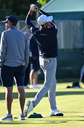 June 2, 2026: Mac Meissner (USA) hits off the driving range at the Memorial Tournament in Dublin, Ohio. Cal Media Dublin USA - ZUMAc04_ 20260602_zma_c04_066 Copyright: xBrentxClarkx