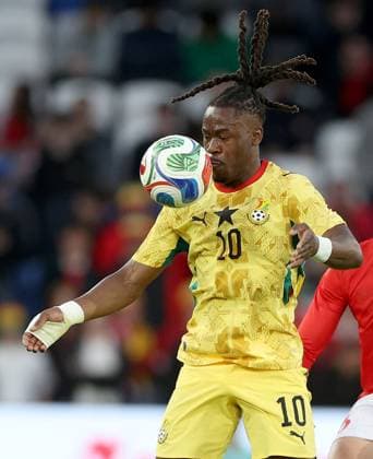 Brandon Thomas-Asante of Ghana Wales v Ghana, International Friendly, Länderspiel, Nationalmannschaft Football, Cardiff City Stadium, Cardiff, Wales, UK - 02 Jun 2026Cardiff Cardiff City Stadium United Kingdom EDITORIAL USE ONLY No use with unauthorised audio, video, data, fixture lists, club league logos or live services. Online in-match use limited to 120 images, no video emulation. No use in betting, games or single club league player publications.  Copyright: xKieranxMcManus Shutterstockx 16906575ar
