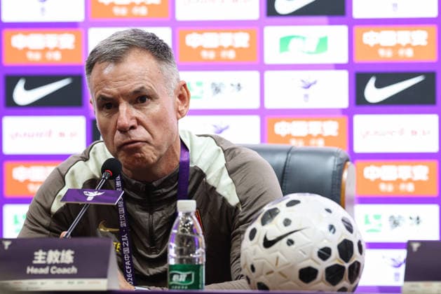 WUHAN, CHINA - JUNE 02: Ante Milicic, head coach of Team China, attends a press conference, PK, Pressekonferenz ahead of the CFA Team China International Women s Football Competition Wuhan 2026 on June 2, 2026 in Wuhan, Hubei Province of China.  Copyright: xVCGx 111645648826
