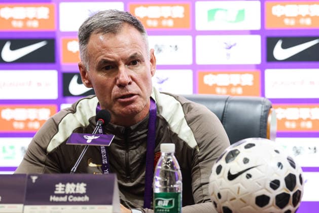 WUHAN, CHINA - JUNE 02: Ante Milicic, head coach of Team China, attends a press conference, PK, Pressekonferenz ahead of the CFA Team China International Women s Football Competition Wuhan 2026 on June 2, 2026 in Wuhan, Hubei Province of China.  Copyright: xVCGx 111645648943