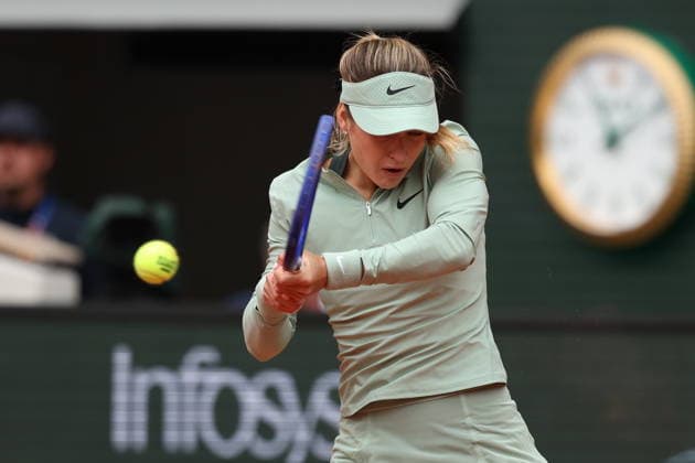 ROLAND GARROS 2026 Thierry Larret MAXPPP - PARIS (75) 03 06 2026 Thierry Larret Maxppp. Tennis. Roland Garros 2026. Internationaux de France de tennis. Stade Roland Garros, Paris (75). Le 3 Juin. Court Philippe CHATRIER : Anna KALINSKAYA (RUS) vs Maja CHWALINSKA (POL). PARIS (75) STADE ROLAND GARROS PARIS ILE DE FRANCE FRANCE  Copyright: xMAXPPPxThierryxLarretx TLR202606030798 TLR202606030798
