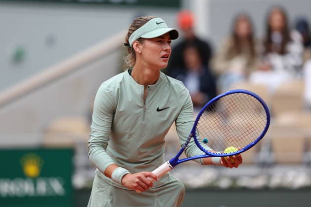 ROLAND GARROS 2026 Thierry Larret MAXPPP - PARIS (75) 03 06 2026 Thierry Larret Maxppp. Tennis. Roland Garros 2026. Internationaux de France de tennis. Stade Roland Garros, Paris (75). Le 3 Juin. Court Philippe CHATRIER : Anna KALINSKAYA (RUS) vs Maja CHWALINSKA (POL). PARIS (75) STADE ROLAND GARROS PARIS ILE DE FRANCE FRANCE  Copyright: xMAXPPPxThierryxLarretx TLR202606030807 TLR202606030807