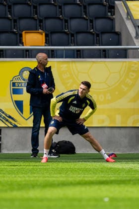 260603 Viktor Gyökeres of the Swedish national football team at a training session on June 3, 2026 in Stockholm. Photo: Emma Wallskog BILDBYRAN kod EW EW0674 fotboll football soccer fotball träning practice training sverige sweden sverige a FIFA World Cup, WM, Weltmeisterschaft, Fussball vm bbeng Copyright: EMMAxWALLSKOG BB260603EW021