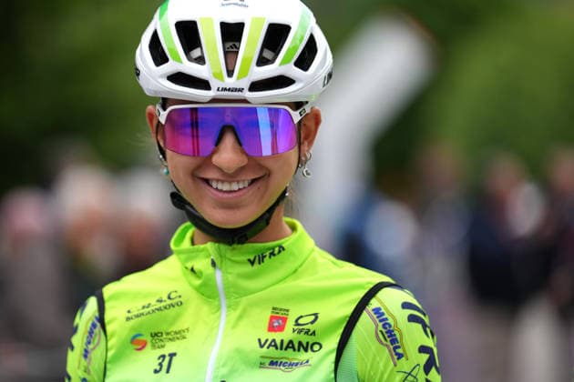 Italy™s Eleonora La Bella of Aromitalia Vaiano™s during Stage 5 of the Giro d™Italia Women, from Longarone to Santo Stefano di Cadore, Italy. Wednesday June 3, 2026  Copyright: xDavidexSpadax xLaPressex