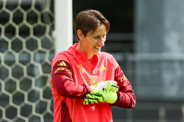 Köln, Deutschland: 03.06. 2026 - Training der DFB Frauen - Vorbereitung Länderspiel Deutschland vs. Norwegen für WM Qualifikation 2027 Im Bild: Torhüterin Ann-Katrin Berger (Deutschland) Copyright: HMBxMedia MadeleinexFantini