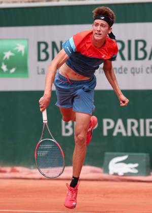 Thilo Behrmann (AUT), Jungen Einzel, Boys Singles Tennis - French Open 2026 - Roland Garros - Paris - - France - 3 June 2026. Copyright: xJuergenxHasenkopfx