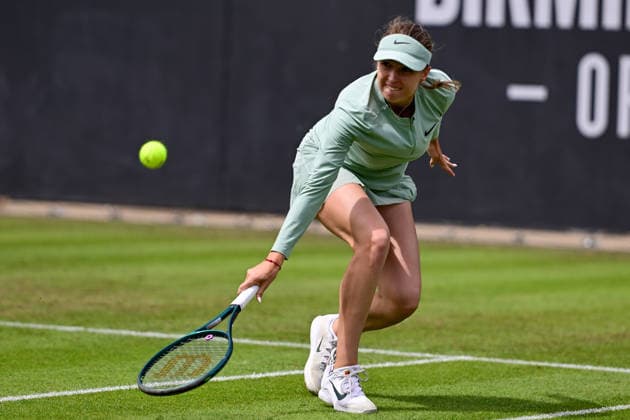 Tennis Lexus Birmingham Open Linda Fruhvirtova of the Czech republic returns during the Lexus Birmingham Open WTA125 ATP, Tennis Herren Challenger tennis at Edgbaston Priory Club, Birmingham, UK on 3 June 2026. Birmingham Edgbaston Priory Club West Midlands UK Editorial use only , Copyright: xDennisxGoodwinx PSI-24320-0032