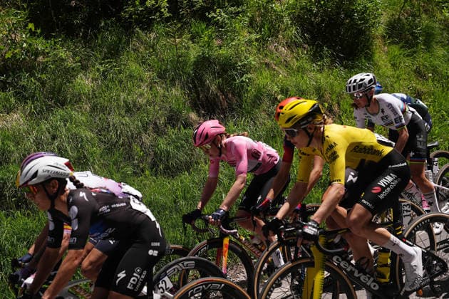 Netherlands™s Anna van der Breggen of Team SD Worx - Protime™s (pink jersey) during Stage 5 of the Giro d™Italia Women, from Longarone to Santo Stefano di Cadore, Italy. Wednesday June 3, 2026  Copyright: xMarcoxAlpozzi LaPressex