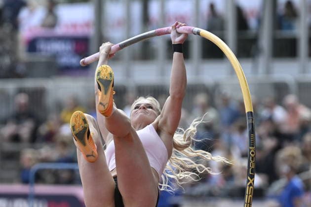 LKS 20260603 Saga Andersson of Finland competes in women s pole vault during World Athletics Continental Tour Gold event Paavo Nurmi Games in Turku, Finland on June 3 , 2026. - ANTTI AIMO-KOIVISTO Turku Finland GW9g80WUBME  Copyright: xAnttixAimo-Koivistox GW9g80WUBME
