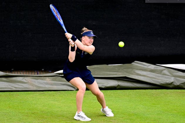 Tennis Lexus Birmingham Open Celine Naef of Switzerland returns during the Lexus Birmingham Open WTA125 ATP, Tennis Herren Challenger tennis at Edgbaston Priory Club, Birmingham, UK on 3 June 2026. Birmingham Edgbaston Priory Club West Midlands UK Editorial use only , Copyright: xDennisxGoodwinx PSI-24320-0060