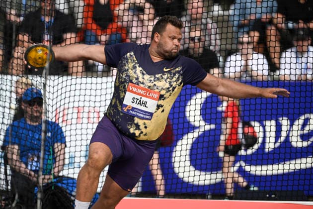 LKS 20260603 Daniel Stahl of Sweden competes in men s discus throw during World Athletics Continental Tour Gold event Paavo Nurmi Games in Turku, Finland on June 3 , 2026. - ANTTI AIMO-KOIVISTO Turku Finland YZxYauFWnRQ  Copyright: xAnttixAimo-Koivistox YZxYauFWnRQ