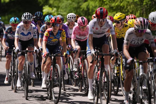 Netherlands™s Anna van der Breggen of Team SD Worx - Protime™s (pink jersey) during Stage 5 of the Giro d™Italia Women, from Longarone to Santo Stefano di Cadore, Italy. Wednesday June 3, 2026  Copyright: xMarcoxAlpozzi LaPressex