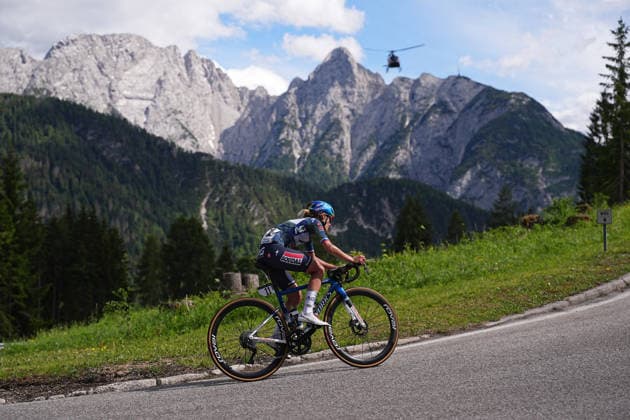 Slovenia™s UrÅ¡ka Å½igart of Ag Insurance - Soudal Team™s during Stage 5 of the Giro d™Italia Women, from Longarone to Santo Stefano di Cadore, Italy. Wednesday June 3, 2026  Copyright: xMarcoxAlpozzi LaPressex