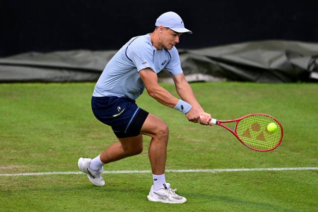 Tennis Lexus Birmingham Open Christopher O Connell of Australia returns during the Lexus Birmingham Open WTA125 ATP, Tennis Herren Challenger tennis at Edgbaston Priory Club, Birmingham, UK on 3 June 2026. Birmingham Edgbaston Priory Club West Midlands UK Editorial use only , Copyright: xDennisxGoodwinx PSI-24320-0078