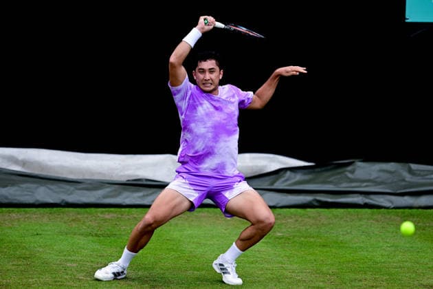 Tennis Lexus Birmingham Open James McCabe of Australia returns during the Lexus Birmingham Open WTA125 ATP, Tennis Herren Challenger tennis at Edgbaston Priory Club, Birmingham, UK on 3 June 2026. Birmingham Edgbaston Priory Club West Midlands UK Editorial use only , Copyright: xDennisxGoodwinx PSI-24320-0090