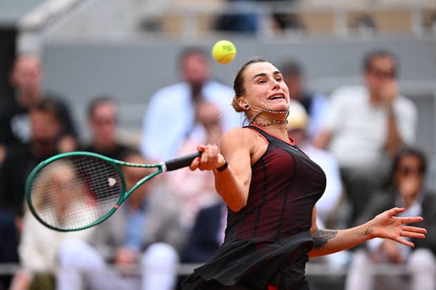 2026 French Open - Sabalenka v Shnaider Aryna Sabalenka (RUS) during her 1 4 final round at the 2026 Roland-Garros tournament in Paris, FRANCE, on June 3, 2026. Photo by Corinne Dubreuil ABACAPRESS.COM Paris Ile-de-France France  Copyright: xDubreuilxCorinne ABACAx