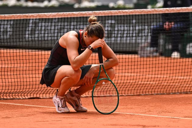 2026 French Open - Sabalenka v Shnaider Aryna Sabalenka (RUS) during her 1 4 final round at the 2026 Roland-Garros tournament in Paris, FRANCE, on June 3, 2026. Photo by Corinne Dubreuil ABACAPRESS.COM Paris Ile-de-France France  Copyright: xDubreuilxCorinne ABACAx