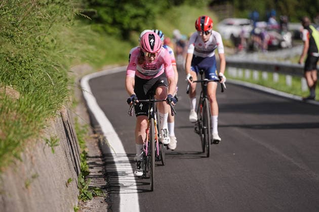 Netherlands™s Anna van der Breggen of Team SD Worx - Protime™s (Pink jersey) during Stage 5 of the Giro d™Italia Women, from Longarone to Santo Stefano di Cadore, Italy. Wednesday June 3, 2026  Copyright: xMarcoxAlpozzi LaPressex