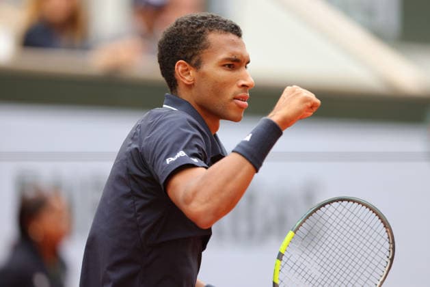 Felix Auger-Aliassime, CAN, during quarterfinal of 2026 French Open at Roland Garros, Paris, 03 06 2026; -