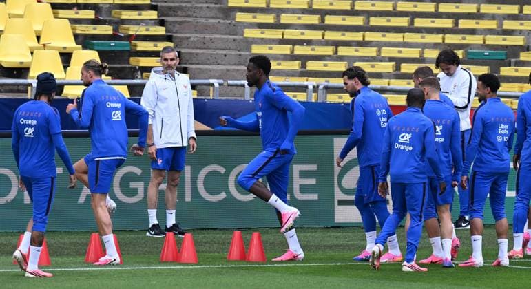 ENTRAINEMENT DES BLEUS A NANTES PHOTOPQR OUEST FRANCE Jerome Fouquet ; NANTES ; 03 06 2026 ; Football. Entrainement de l équipe de France de Football, avant le match contre la Cote d Ivoire à Nantes. Photo: Jérôme Fouquet Ouest-France Nantes, France, juen 3rd 2026 France at training before a friendly match NANTES France  Copyright: xPHOTOPQR OUESTxFRANCE MAXPPPxJeromexFouquetx 20260603OFR1830 20260603OFR1830