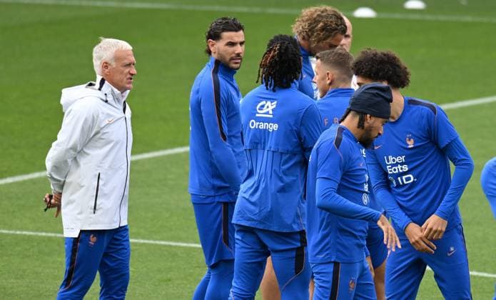 ENTRAINEMENT DES BLEUS A NANTES PHOTOPQR OUEST FRANCE Jerome Fouquet ; NANTES ; 03 06 2026 ; Football. Entrainement de l équipe de France de Football, avant le match contre la Cote d Ivoire à Nantes. Photo: Jérôme Fouquet Ouest-France Nantes, France, juen 3rd 2026 France at training before a friendly match NANTES France  Copyright: xPHOTOPQR OUESTxFRANCE MAXPPPxJeromexFouquetx 20260603OFR1848 20260603OFR1848