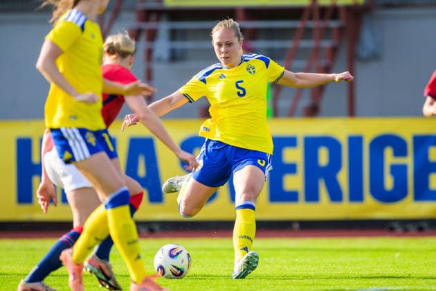 260603 Alice Bergström of Sweden during the U23 womenÂ s International Friendly, Länderspiel, Nationalmannschaft football match between Sweden and Norway on June 3, 2026 in Kalmar. Photo: Suvad Mrkonjic BILDBYRAN COP 170 SM0467 fotboll football soccer fotball u23 under 23 sverige sweden norge norway dam bbeng norge norway sverige sweden Copyright: SUVADxMRKONJIC BB260603SM102