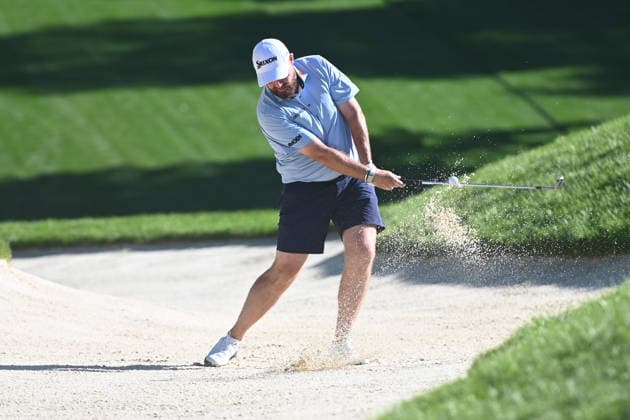 Golf, The Memorial Tournament in Dublin, Ohio, Training PGA, Golf Herren 2026: The Memorial Tournament Practice Rounds JUN 3 June 3, 2026: Shane Lowry (IRE) chips out of the Bunker at the 8th hole in the Workday Golden Bear Pro Am in Dublin, Ohio. Brent Clark Cal Media (Credit Image: Â Brent Clark Cal Sport Media) Dublin Oh USA EDITORIAL USE ONLY Copyright: xx ZUMA-20260603_zma_c04_044.jpg BrentxClarkx csmphotothree492837