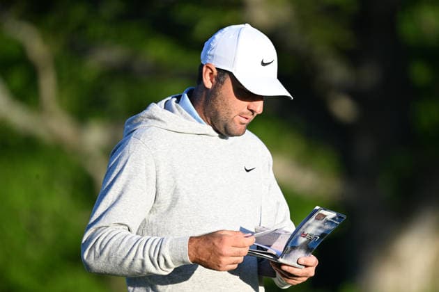 Golf, The Memorial Tournament in Dublin, Ohio, Training PGA, Golf Herren 2026: The Memorial Tournament Practice Rounds JUN 3 June 3, 2026: Scottie Scheffler (USA) on the 1st tee in the Workday Golden Bear Pro Am in Dublin, Ohio. Brent Clark Cal Media (Credit Image: Â Brent Clark Cal Sport Media) Dublin Oh USA EDITORIAL USE ONLY Copyright: xx ZUMA-20260603_zma_c04_042.jpg BrentxClarkx csmphotothree492839