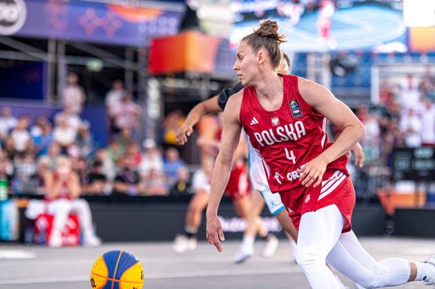 Basketball, FIBA 3x3 WM in Warschau, Frauen, Polen - Aserbaidschan Warszawa 03.06.2026. 3x3 Basketball World Cup Day 3 in Warsaw, Poland. Poland - Azerbaijan match --- Mistrzostwa Swiata w koszykowce 3x3 Dzien 3 w Warszawie. Mecz Polska - Azerbejdzan Persons Shown : Anna Pawlowska Fot. Kai Taller Arena Akcji NEWSPIX.PL --- newspix.pl 