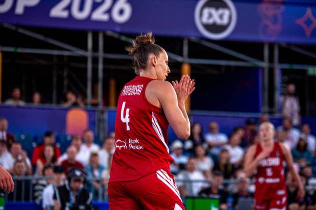 Basketball, FIBA 3x3 WM in Warschau, Frauen, Polen - Aserbaidschan #2 Warszawa 03.06.2026. 3x3 Basketball World Cup Day 3 in Warsaw, Poland. Poland - Azerbaijan match --- Mistrzostwa Swiata w koszykowce 3x3 Dzien 3 w Warszawie. Mecz Polska - Azerbejdzan Persons Shown : Anna Pawlowska Fot. Kai Taller Arena Akcji NEWSPIX.PL --- newspix.pl 