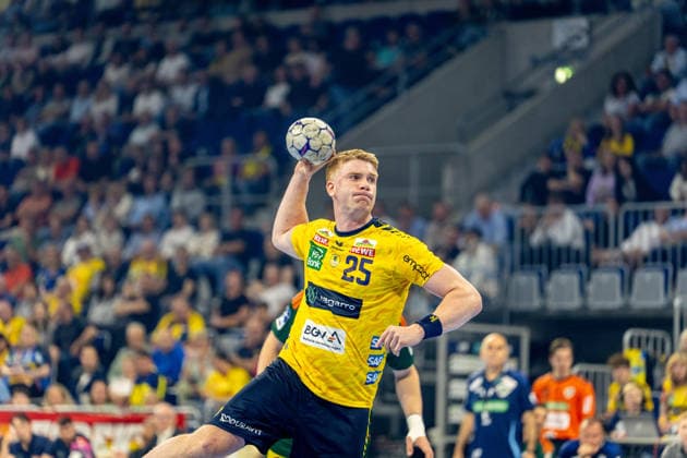 Handball, HBL, Rhein-Neckar Löwen - TSV Hannover-Burgdorf #4 03.06.2026, xdaymx, Handball Daikin HBL, Rhein Neckar Loewen - TSV Hannover-Burgdorf Haukur Thrastarson (Rhein-Neckar Löwen) (DFL DFB REGULATIONS PROHIBIT ANY USE OF PHOTOGRAPHS as IMAGE SEQUENCES and or QUASI-VIDEO) Mannheim