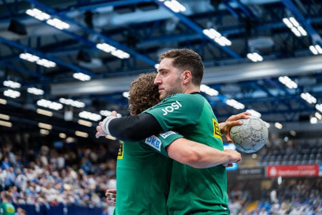 Handball, HBL, TBV Lemgo - SC DHfK Leipzig TBV Lemgo Lippe (GER) vs. SC DHfK Leipzig (GER), Handball, Daikin Handball Bundesliga, 33. Spieltag, 3.6.2026, Saision 2025 2026, Lemgo Domenico Ebner (SC DHfK Leipzig, 01) beim Aufwaermen Lemgo Phoenix Contact Arena Deutschland