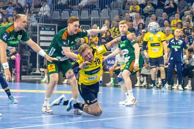 Handball, HBL, Rhein-Neckar Löwen - TSV Hannover-Burgdorf #4 HBL (Handball-Bundesliga), Saison 2025 26, 33. Spieltag: Rhein-Neckar Löwen gegen TSV Hannover-Burgdorf