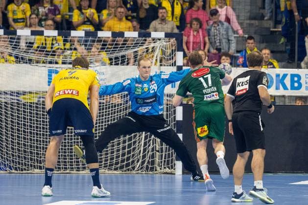 Handball, HBL, Rhein-Neckar Löwen - TSV Hannover-Burgdorf #4 HBL (Handball-Bundesliga), Saison 2025 26, 33. Spieltag: Rhein-Neckar Löwen gegen TSV Hannover-Burgdorf