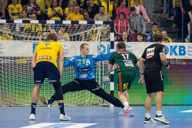 Handball, HBL, Rhein-Neckar Löwen - TSV Hannover-Burgdorf #4 HBL (Handball-Bundesliga), Saison 2025 26, 33. Spieltag: Rhein-Neckar Löwen gegen TSV Hannover-Burgdorf