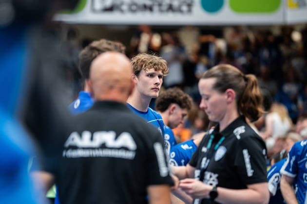 Handball, HBL, TBV Lemgo - SC DHfK Leipzig TBV Lemgo Lippe (GER) vs. SC DHfK Leipzig (GER), Handball, Daikin Handball Bundesliga, 33. Spieltag, 3.6.2026, Saision 2025 2026, Lemgo Moritz Sundermann (TBV Lemgo Lippe, 38) vor dem Spiel Lemgo Phoenix Contact Arena Deutschland