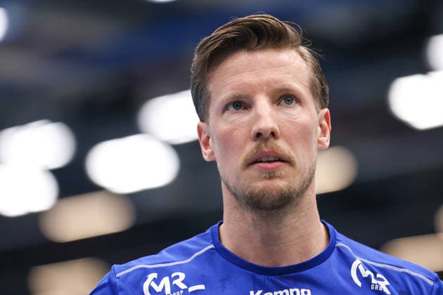 Handball, HBL, TBV Lemgo - SC DHfK Leipzig 2026.06.03, xkwix, Handball, HBL, TBV Lemgo Lippe - SC DHfK Leipzig, PHOENIX CONTACT arena, 33.Spieltag, Saison 2025 2026: Adam Nyfjäll (TBV Lemgo Lippe 22) Photo: xKamilxWilkowskixPressefotoKochx Nordrhein-Westfalen Deutschland