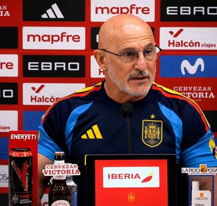 Fußball, FIFA WM 2026, Nationalteam Spanien, Pressekonferenz #2 RECORD DATE NOT STATED ESP: press conference, PK, Pressekonferenz of the Spain National Football Team Luis de la Fuente, head coach of Spain during the press conference of the Spain National Football Team at Ciudad del Futbol, Las Rozas, Madrid on June 3 , 2026 in Spain Madrid Spain Futbol Copyright: xNoeliaxOrtizx xAgenciaxLOFx