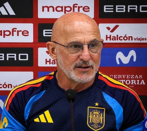 Fußball, FIFA WM 2026, Nationalteam Spanien, Pressekonferenz #2 RECORD DATE NOT STATED ESP: press conference, PK, Pressekonferenz of the Spain National Football Team Luis de la Fuente, head coach of Spain during the press conference of the Spain National Football Team at Ciudad del Futbol, Las Rozas, Madrid on June 3 , 2026 in Spain Madrid Spain Futbol Copyright: xNoeliaxOrtizx xAgenciaxLOFx