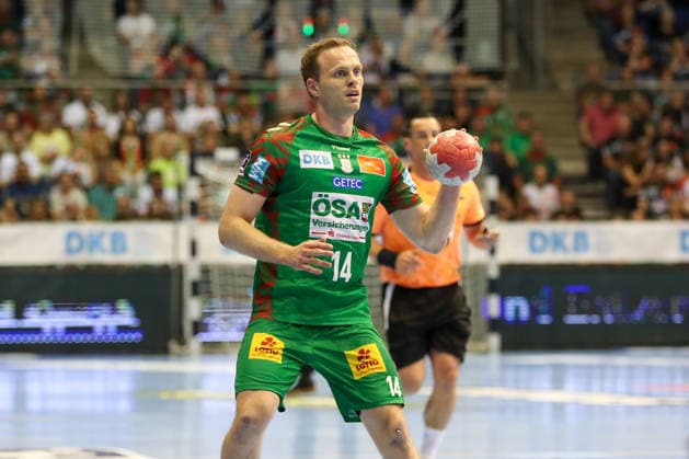 Handball, HBL, SC Magdeburg - VfL Gummersbach #2 03.06.2026, xgox, Handball - Daikin HBL SC Magdeburg - VfL Gummersbach emspor, v.l. Omar Ingi Magnusson (Magdeburg, 14) am Ball, plays the ball Magdeburg