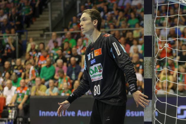 Handball, HBL, SC Magdeburg - VfL Gummersbach #3 03.06.2026, xtgx, Handball, Daikin HBL, SC Magdeburg - VfL Gummersbach v.l. Nikola Portner (Magdeburg, 80) Magdeburg
