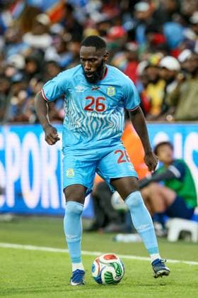 Fußball, Testspiel, DR Kongo - Dänemark #2 Congolese Arthur Masuaku pictured in action during a friendly soccer game between the national teams of DR Congo and Denmark, Wednesday 03 June 2026 in Liege, in preparation of the upcoming the 2026 World Cup. BRUNOxFAHY  x175854238x