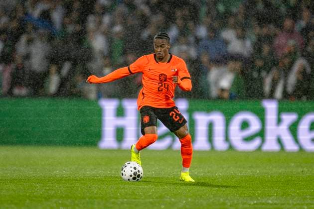Fußball, Testspiel, Niederlande - Algerien #3 ROTTERDAM - Crysencio Summerville of the Netherlands during the 2026 World Cup friendly match between the Netherlands and Algeria at Stadium De Kuip on June 3, 2026 in Rotterdam, the Netherlands. (Photo by Stefan Koops EYE4IMAGES DeFodi Images) -