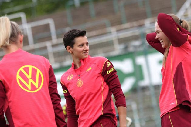 DFB-U23-Frauen: Training der Nationalmannschaft Deutschland, 03.06.26 Torwart Lina Altenburg (12, Deutschland U23, Eintracht Frankfurt). Fußball, DFB-U23-Frauen: Nationalmannschaft Deutschland trainiert am 03.06.26 im Alfred-Kunze-Sportpark Leipzig-Leutzsch. Copyright: xBEAUTIFULxSPORTS JanxKaeferx